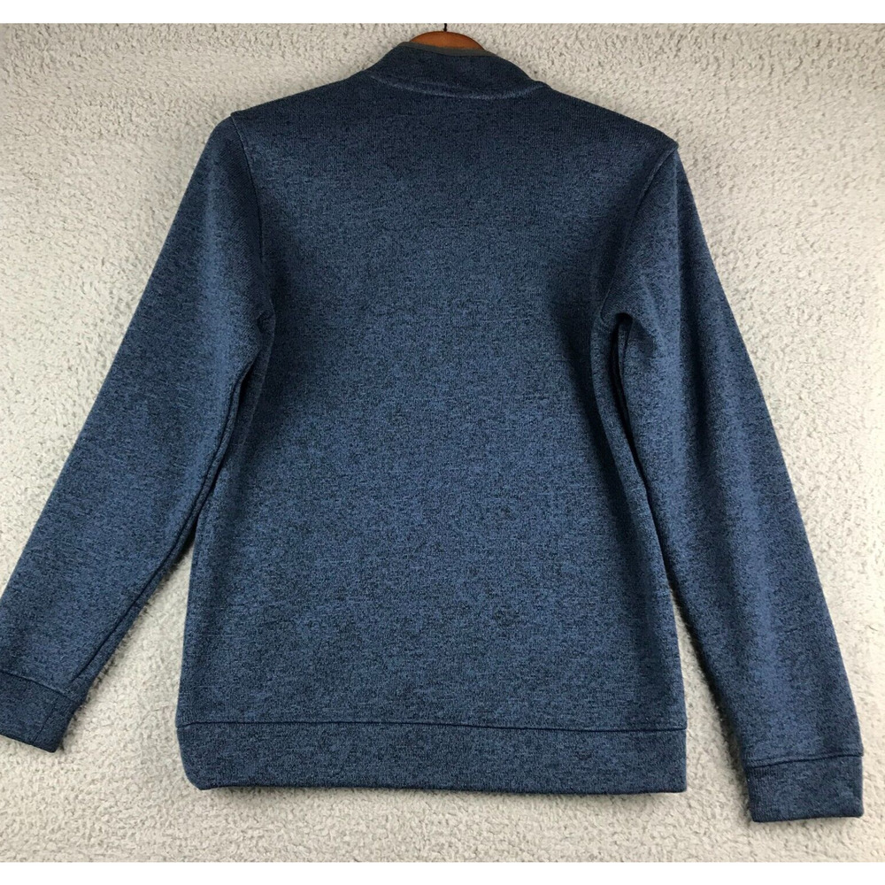 Eddie Bauer Men's Pullover Small 1/4 Snap Mock Neck Radiator Fleece Sweater - Picture 13 of 13
